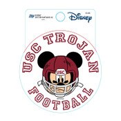 USC Trojans Football Slot Cross Mickey Sticker
